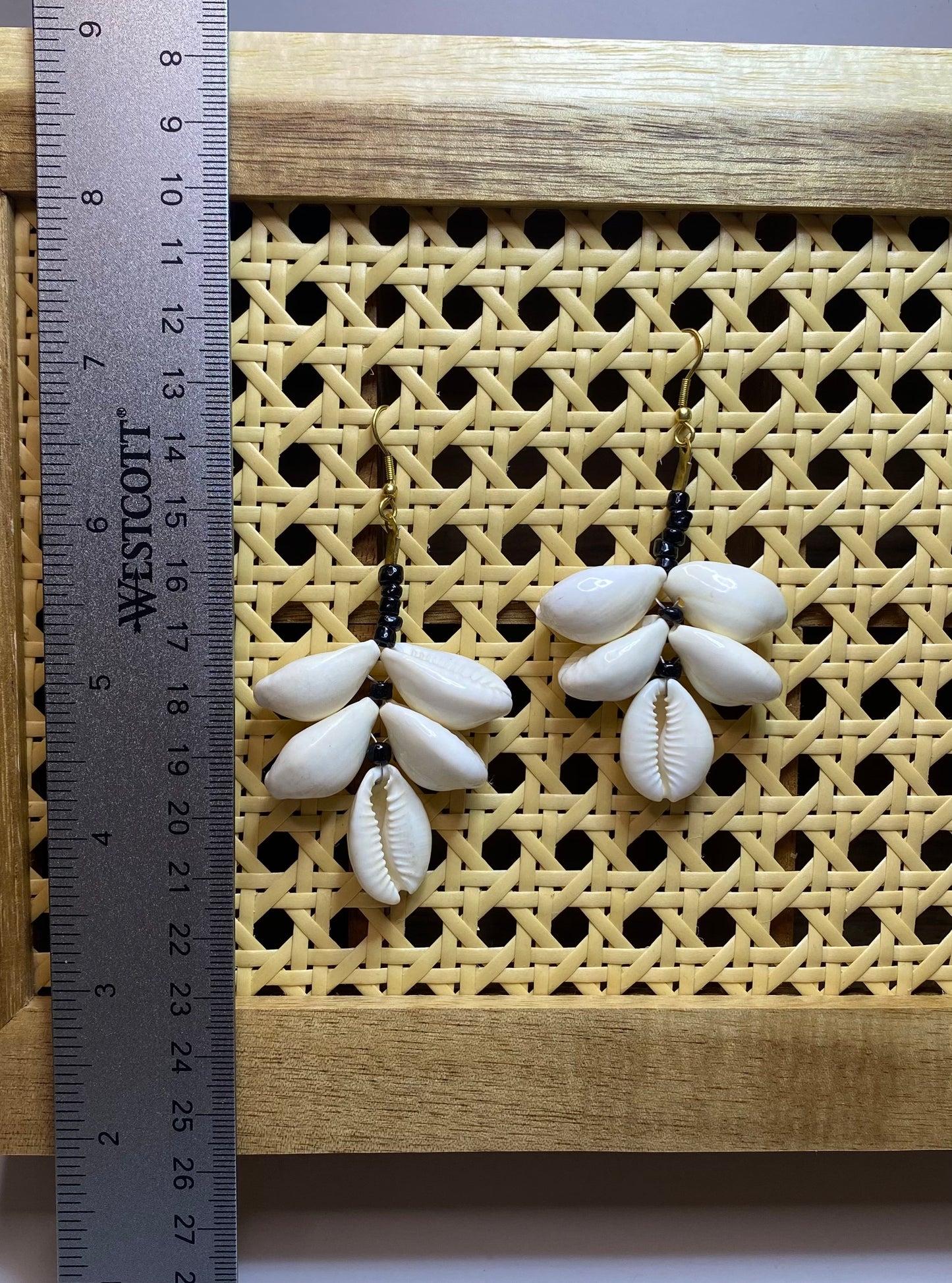 Cowry Chandelier Earrings
