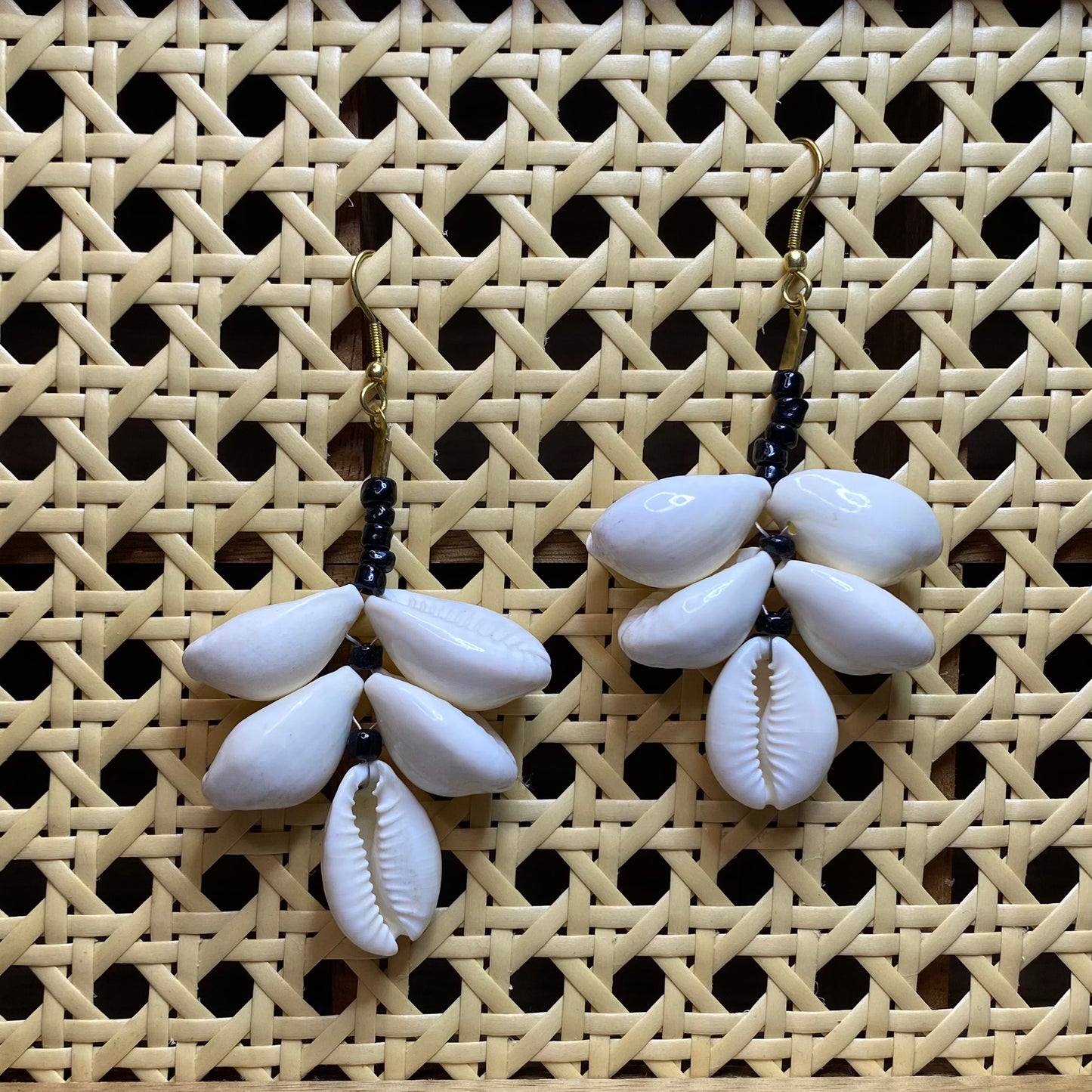 Cowry Chandelier Earrings