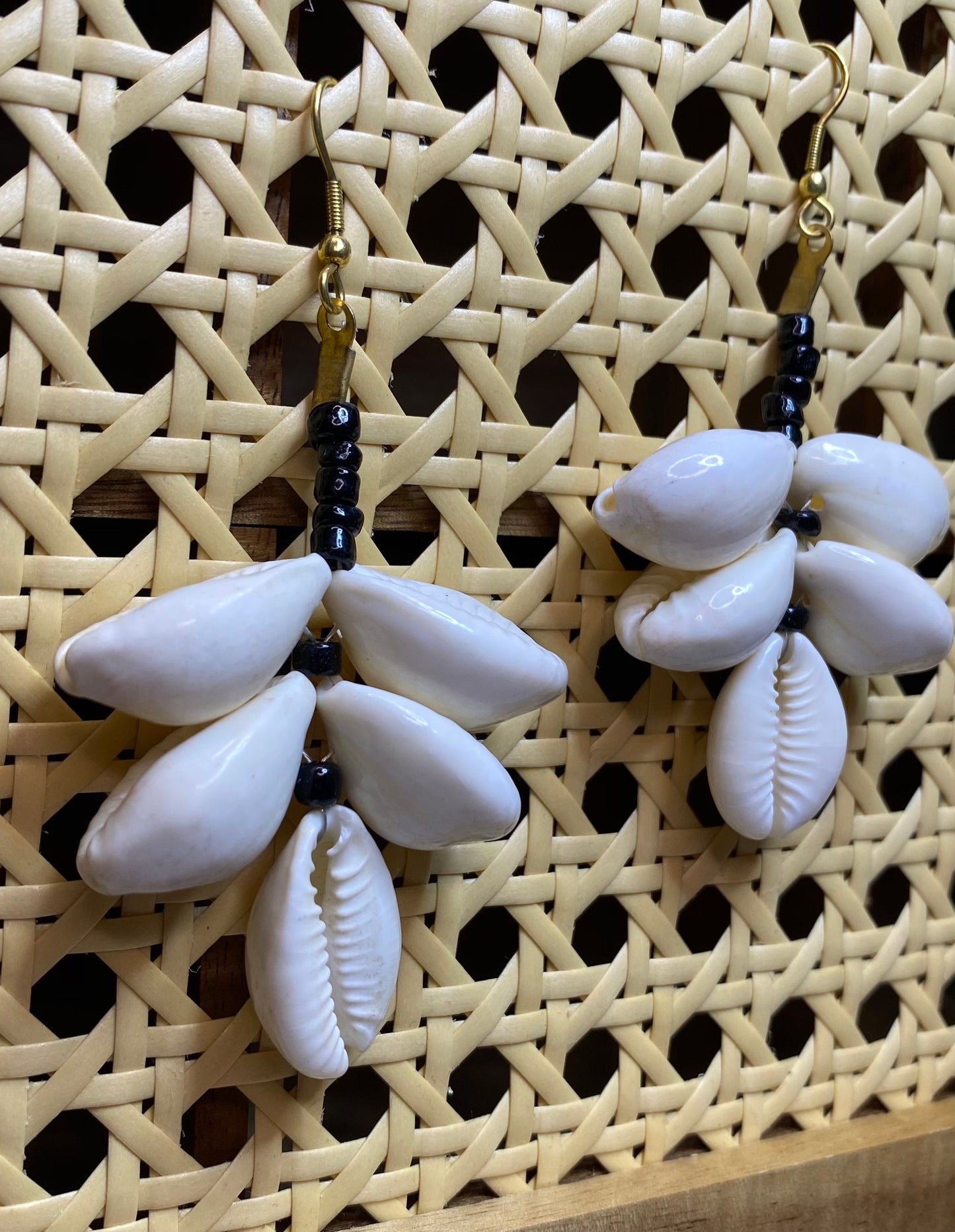 Cowry Chandelier Earrings