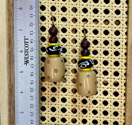 The Bulls Eye TearDrop Earring