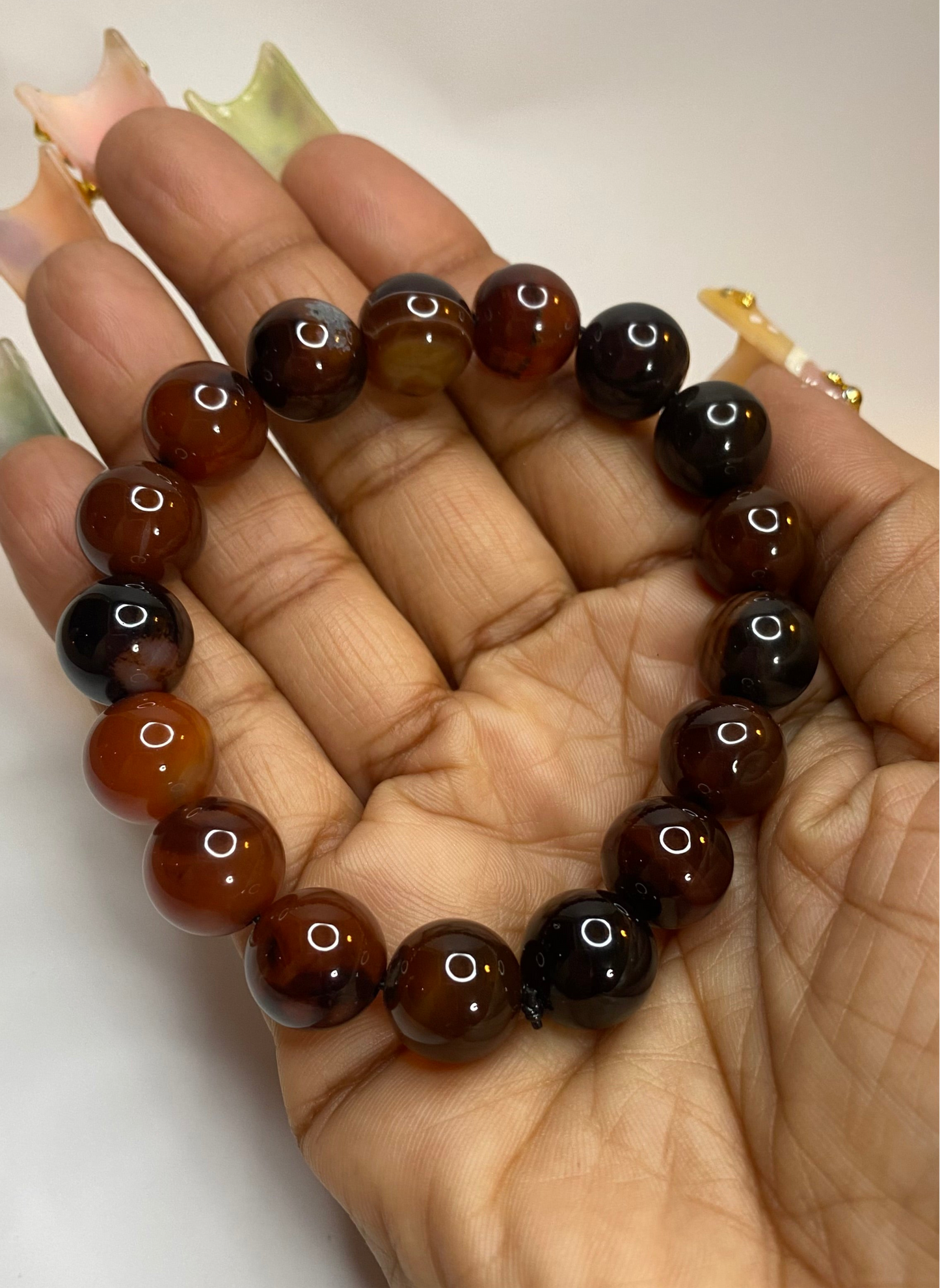 Tigers Eye Bracelets In Deep Amber