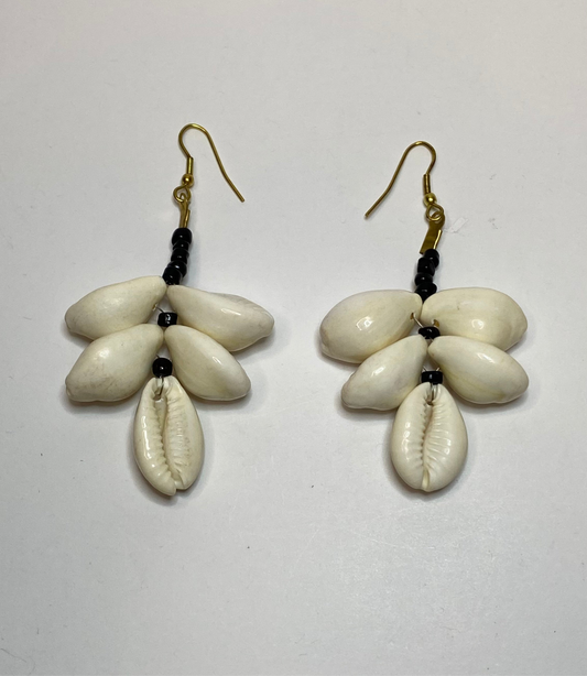 Cowry Chandelier Earrings