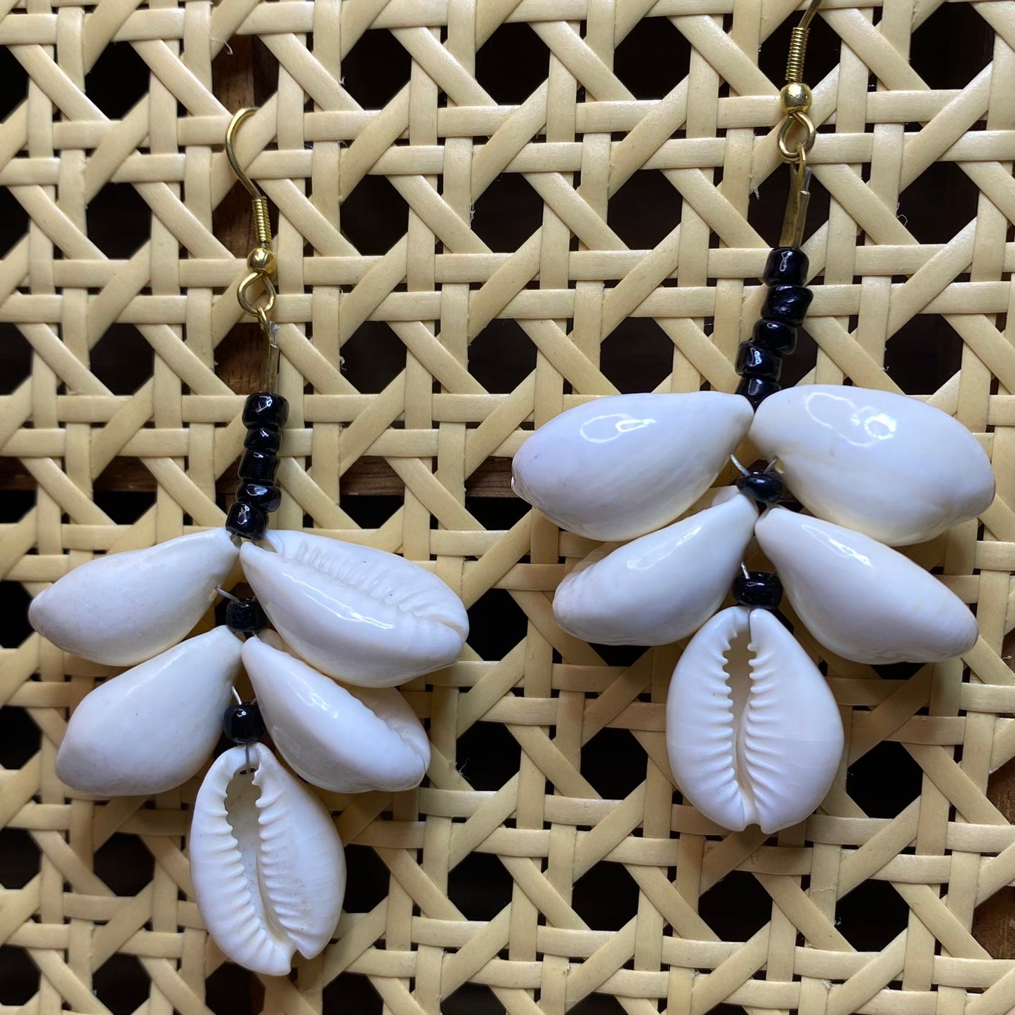 Cowry Chandelier Earrings