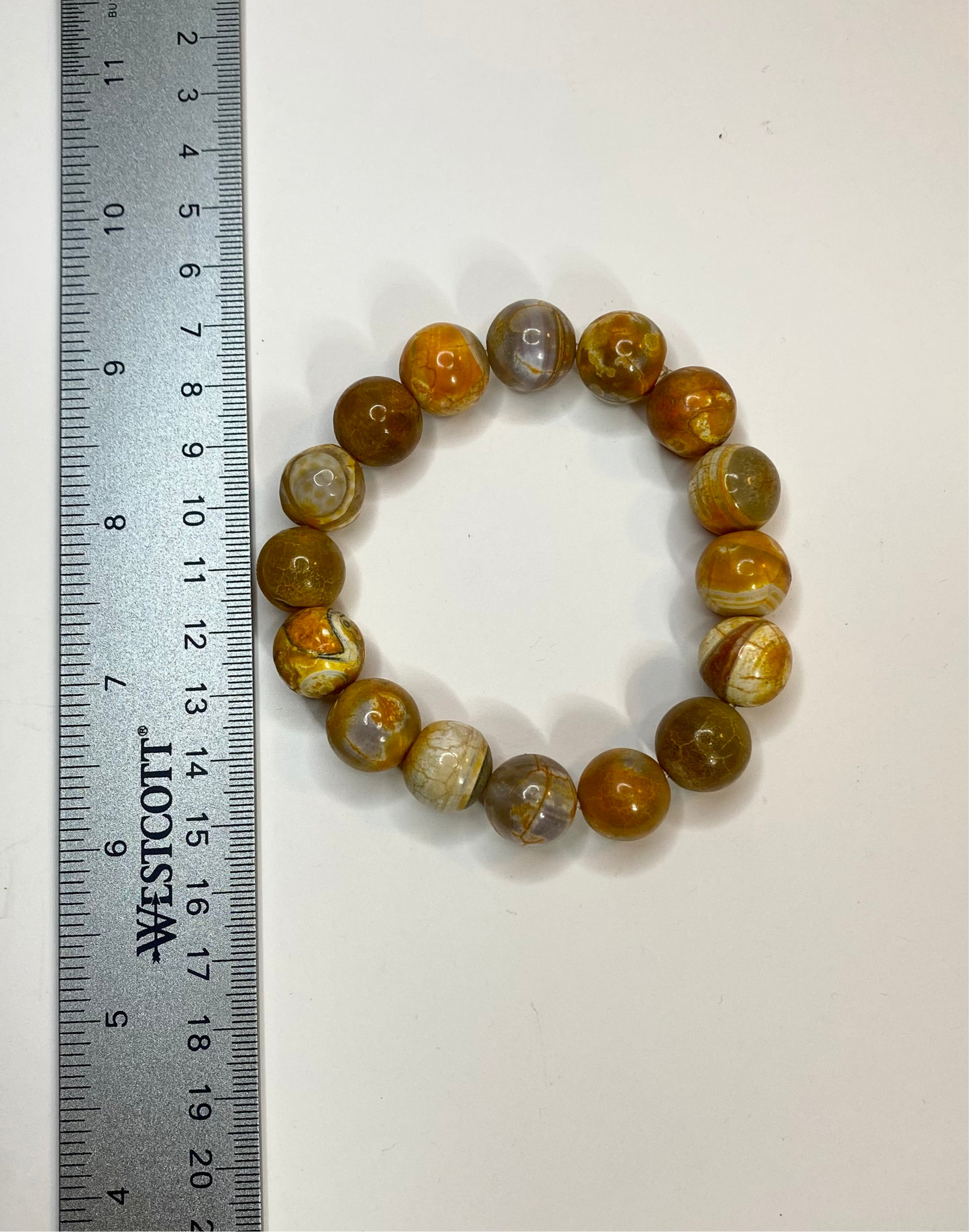 Tigers Eye Crystal Bracelets In Butter Yellow