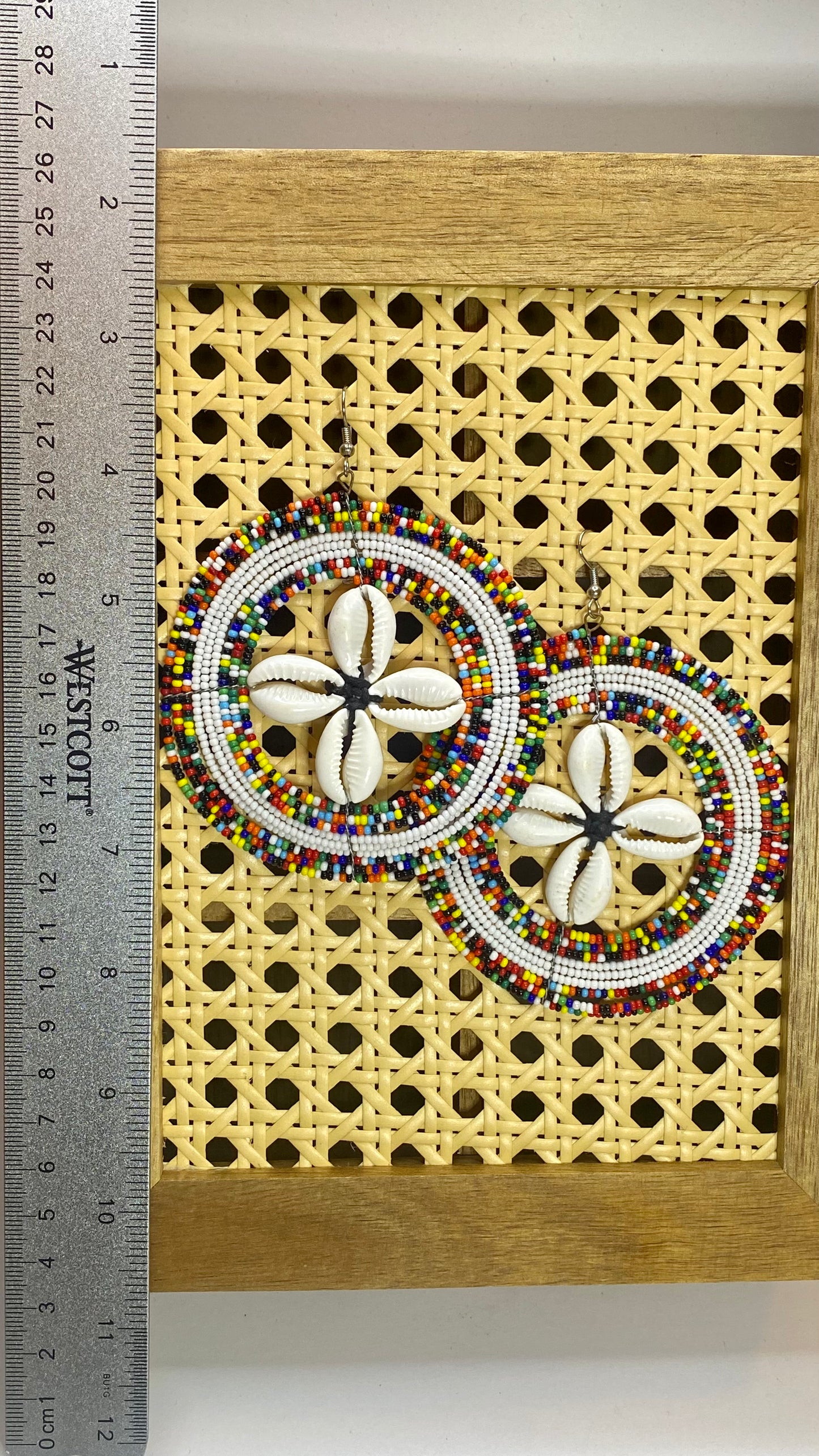 Cowry Pinwheel Earring